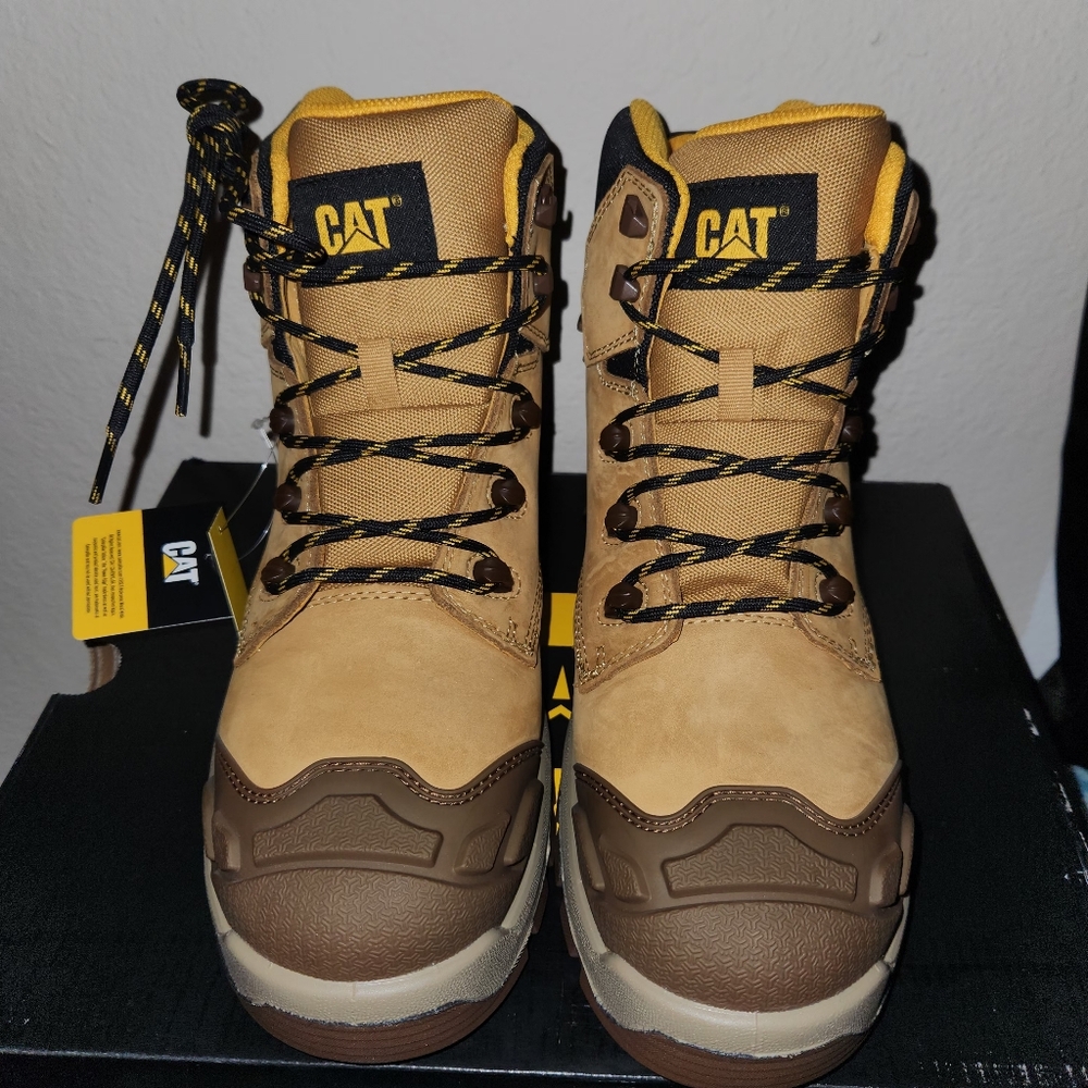 Caterpillar Mens Honey Steel Toe Boots | Sz 10M - Picture 4 of 6